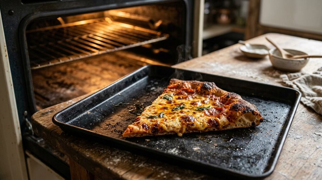 reheat pizza in oven