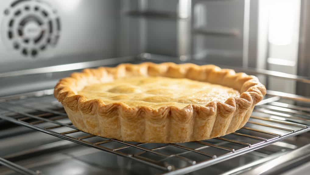 set oven rack height prevent scorching