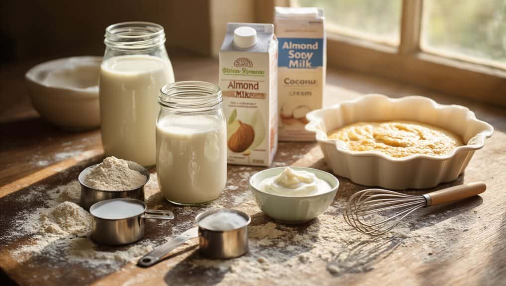 soy milk for baking structure and nutrition