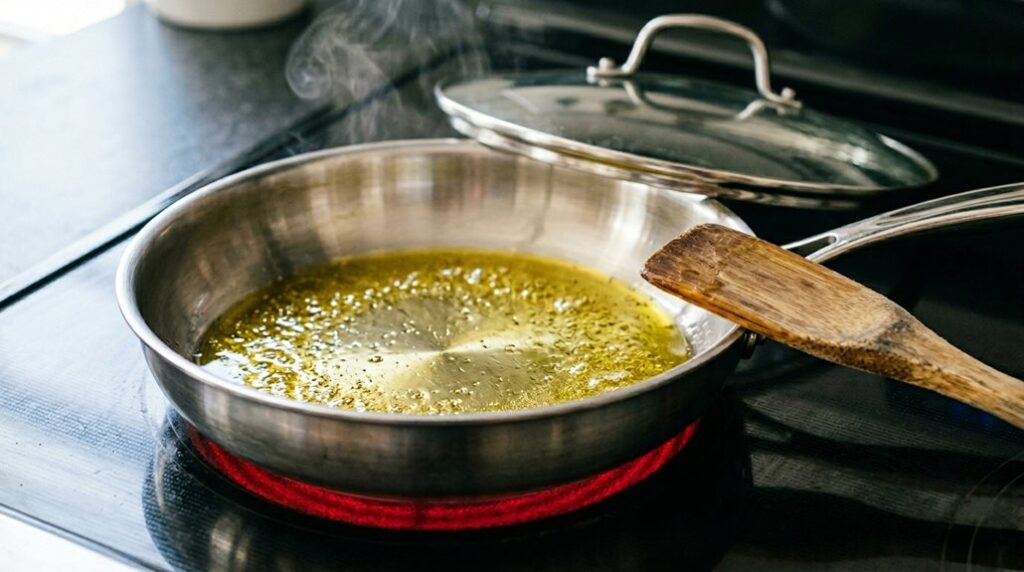 stop oil splatter while frying