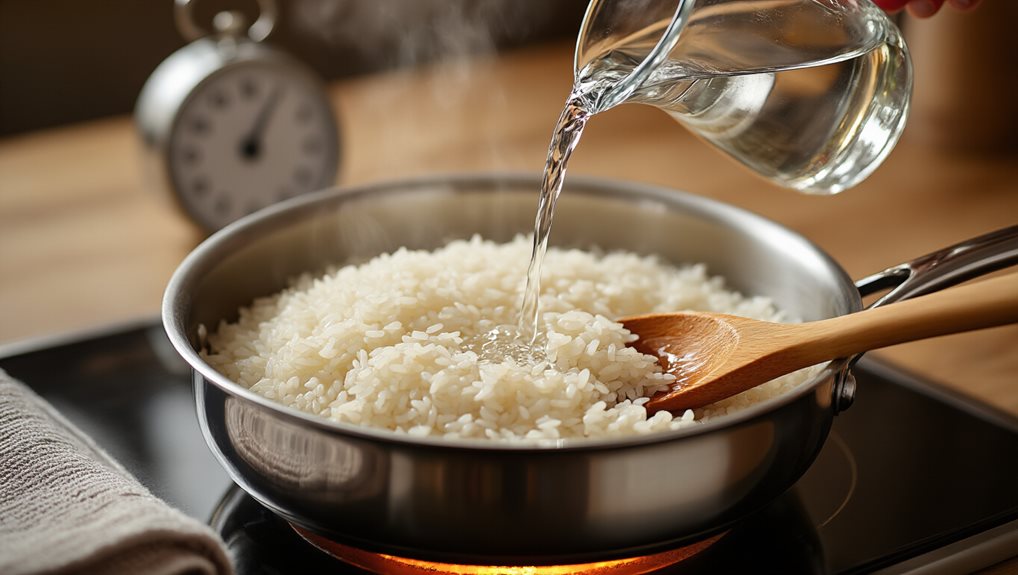 stovetop rescue for undercooked rice