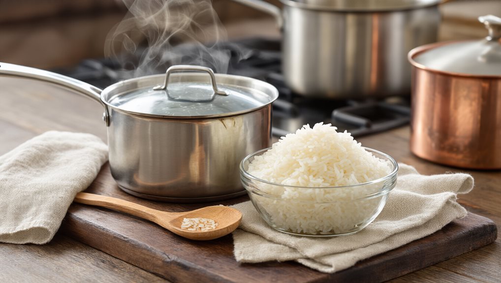 stovetop rice texture troubleshooting tips