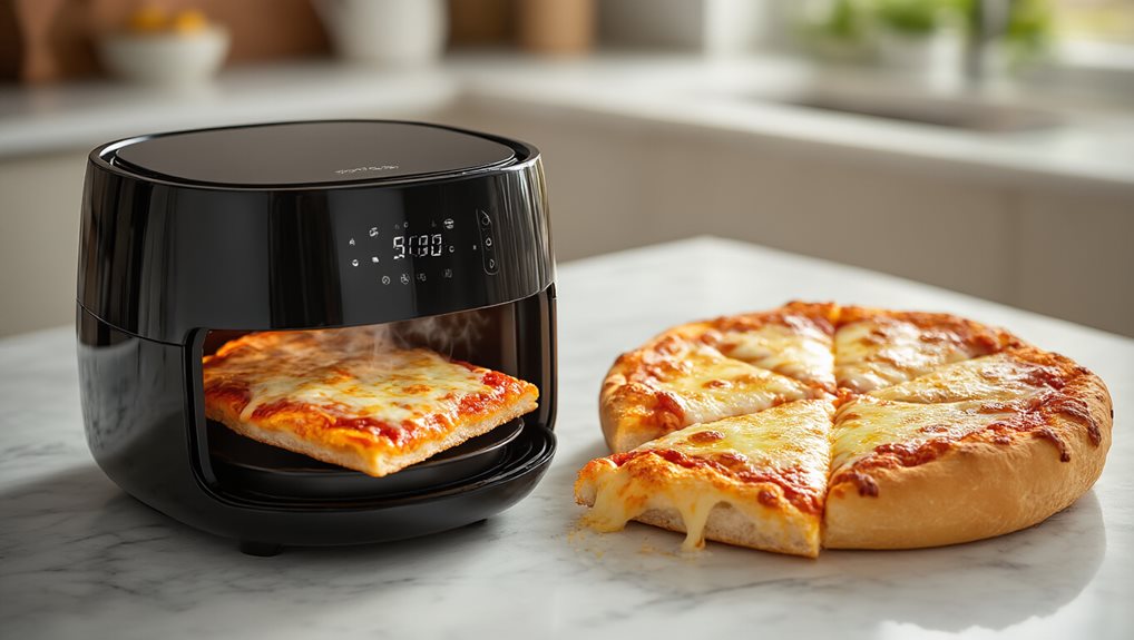 thin thick crust air fryer times