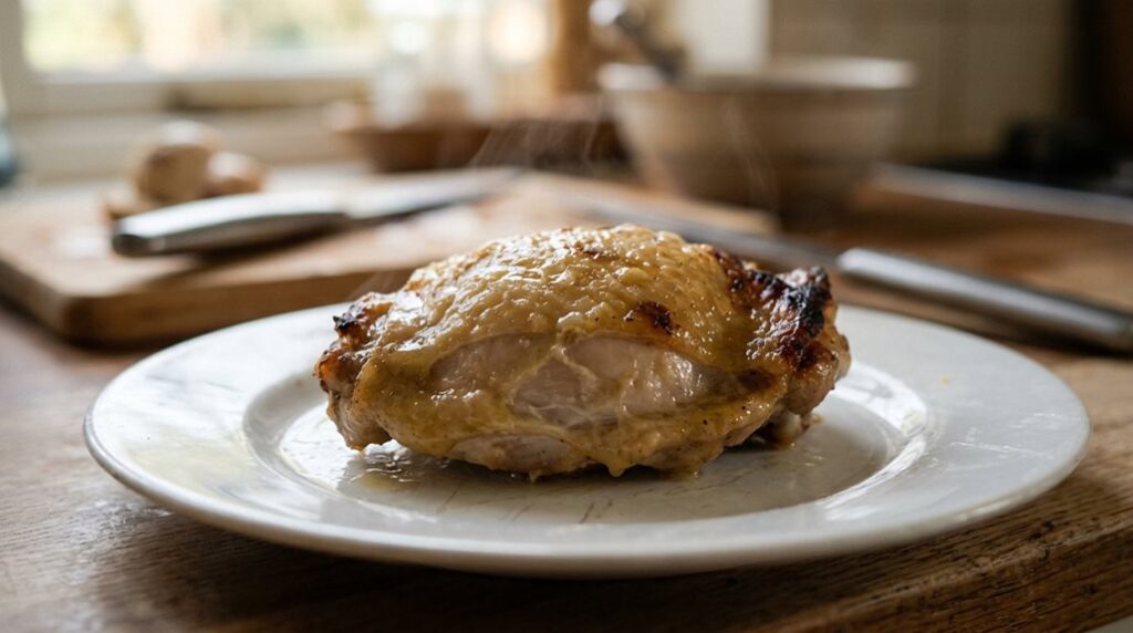 why is fried chicken crispy