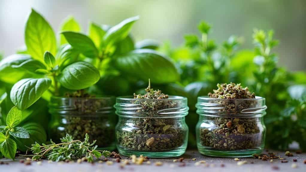 dry herbs properly preserved