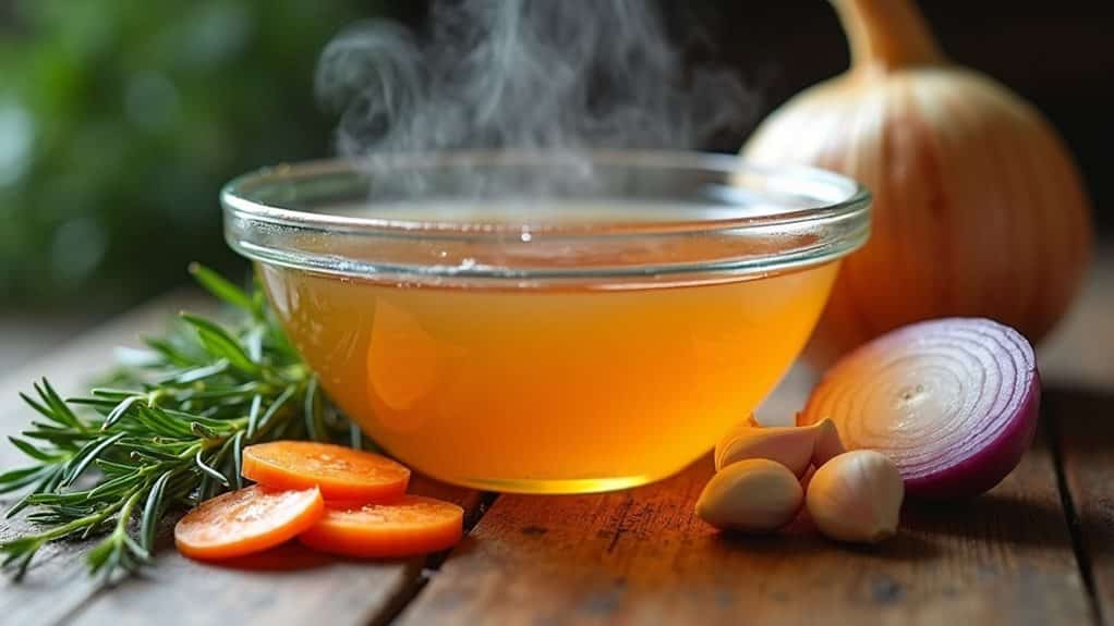enhance broth with herbs