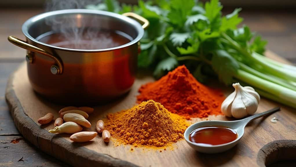 enhance broth with spices
