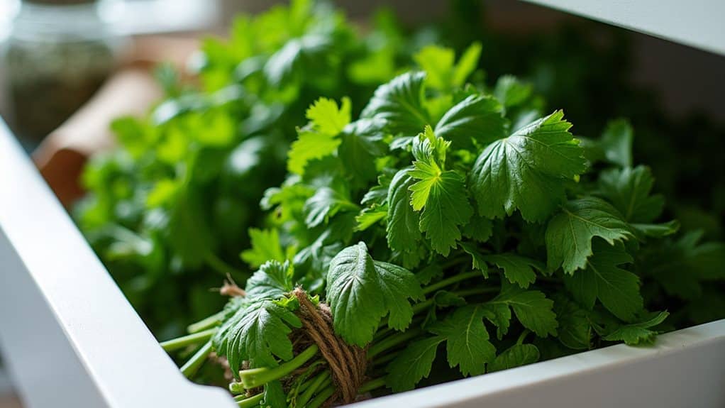 freeze or dry herbs properly