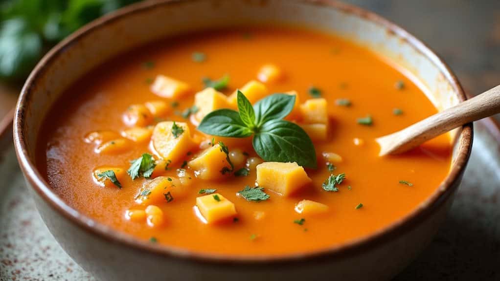healthy dairy free soup thickening