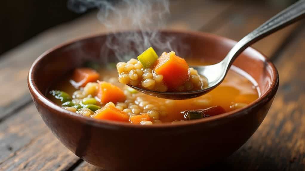 prevent lumps during thickening