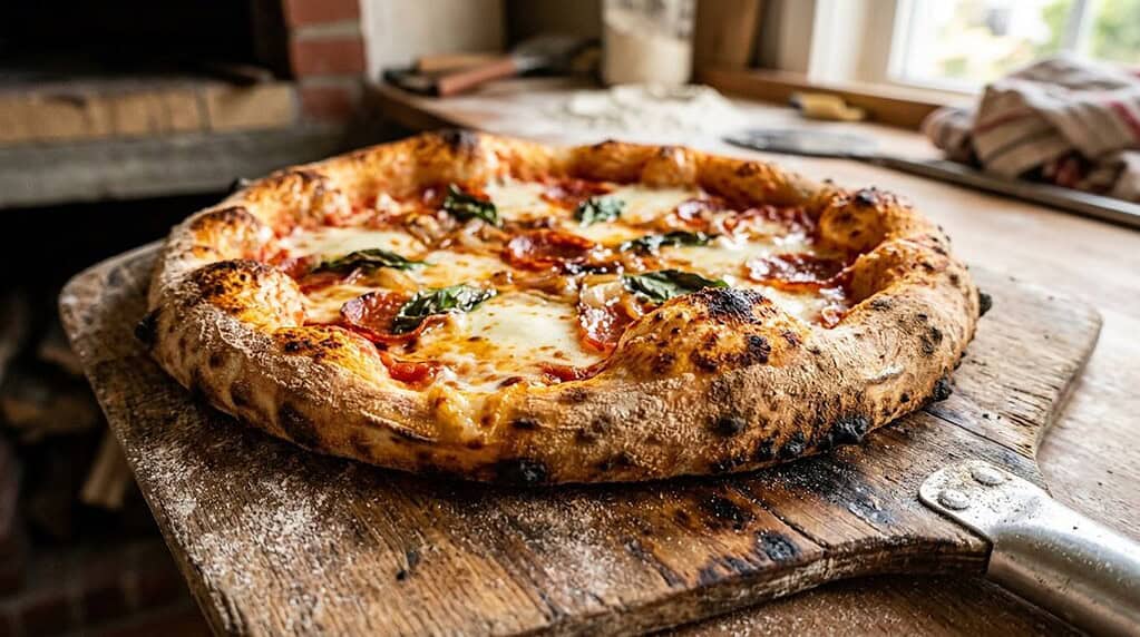 achieve crispy homemade pizza