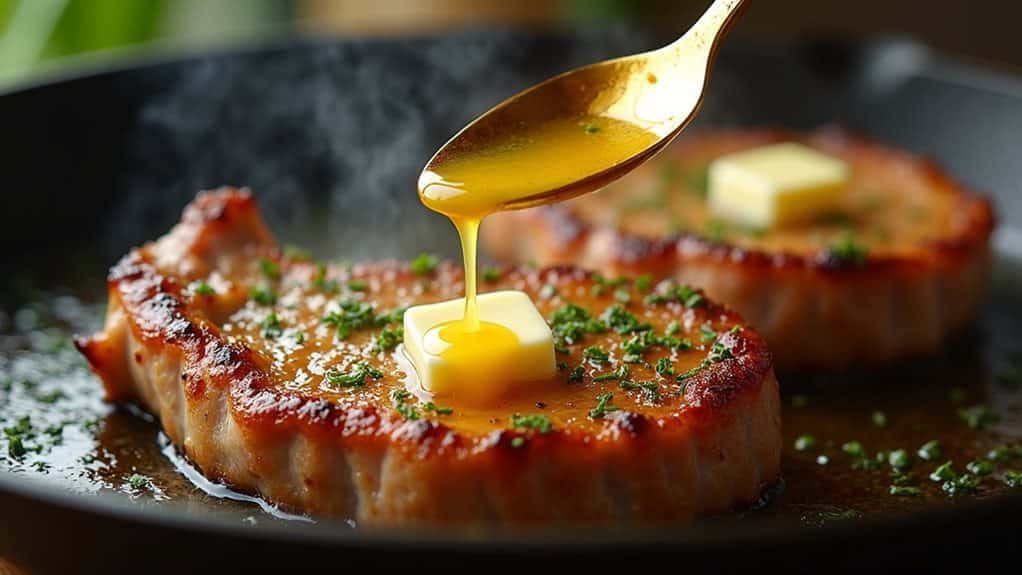 baste with butter regularly