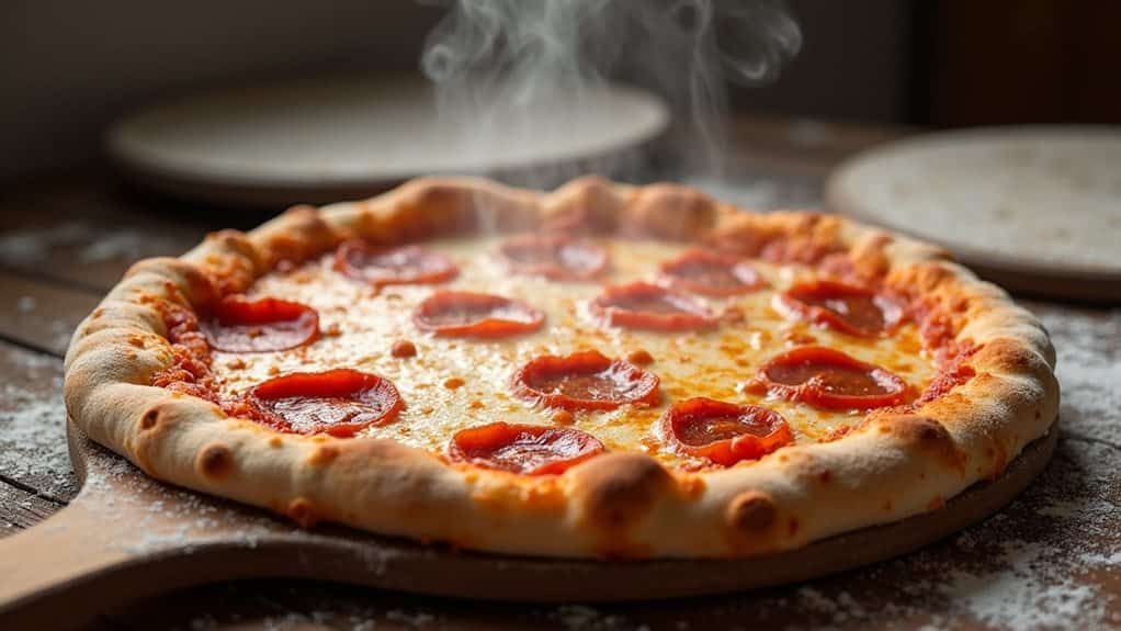 preheat thin dough high heat