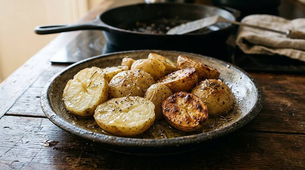 achieving crispy roasted potatoes