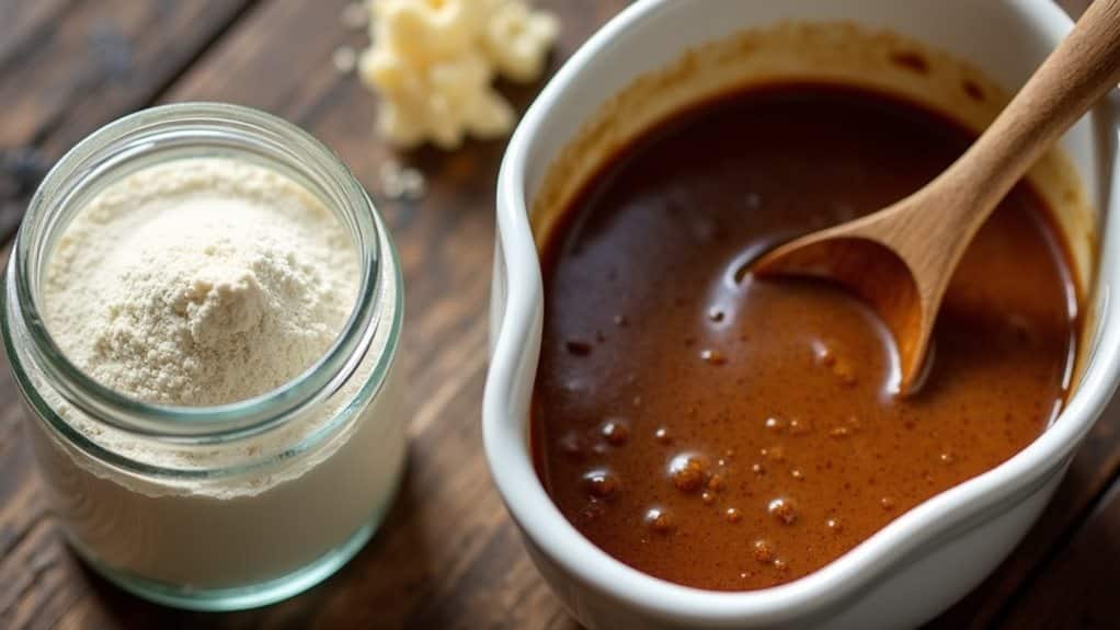 cornstarch thickens gravy efficiently