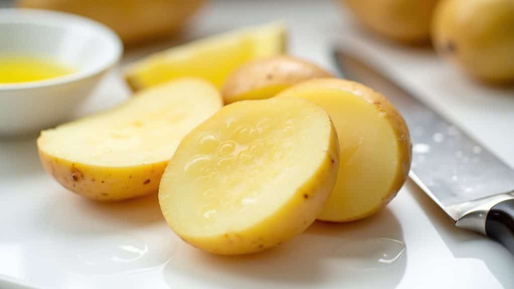 potatoes brown from oxidation