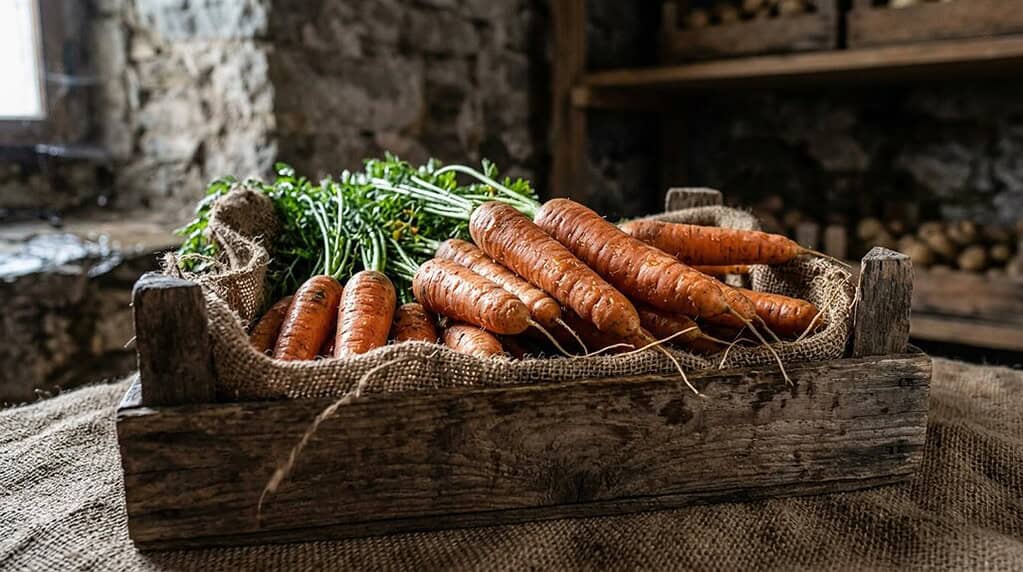 properly refrigerate carrots
